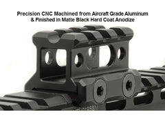 UTG 3 Slot 0.83h Super Slim Picatinny Riser Mount