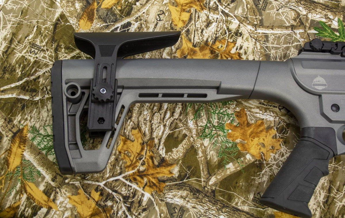 Monastor 102 Tactical Grey 12ga Semi Auto Shotgun