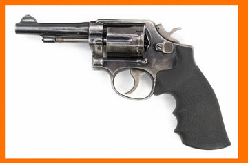 S&W 10-5 38 SPECIAL 4 BARREL SQUARE BUTT BLUED REVOLVER9824