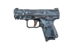 Canik TP9 Elite 9mm 3.5" Barrel, Dot Sight - Blue, Cerakote