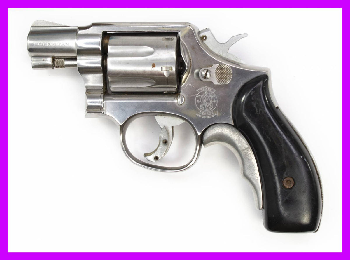 S&W 64-2 Revolver, .38 Special, 2" Barrel, Stainless Steel-
