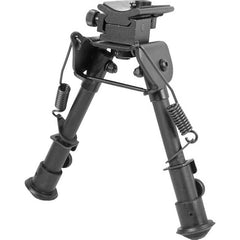 UTG TL-BP78 Tactical Bipod with Rubber Feet Black Aluminum 6.1-7.9