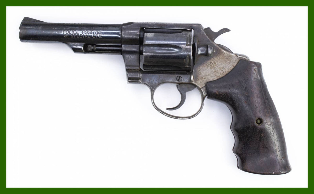 REVOLVER COLT POLICE POSITIVE SPL 38SPL 4TH ISSUE 4HVY BARREL BLUE