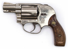 S&W Revolver 38, 38 Special 2 Barrel, Fixed Sights, Nickel