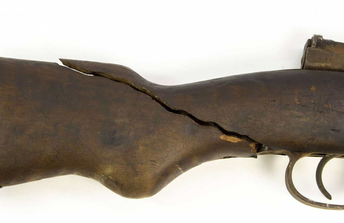 Antique Turkish Mauser Barreled Action Bolt - With Trigger Guard