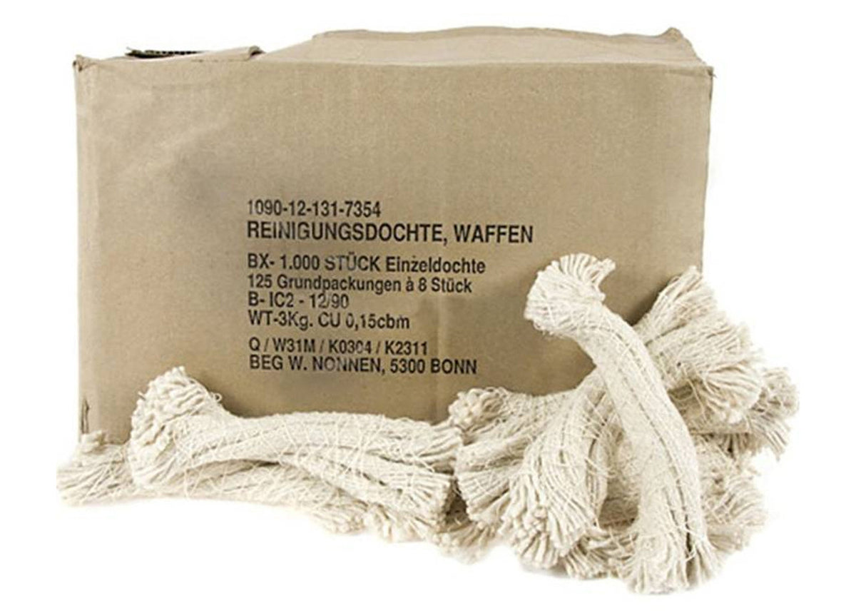 German Bore Cleaning Wicks - Case of 1000