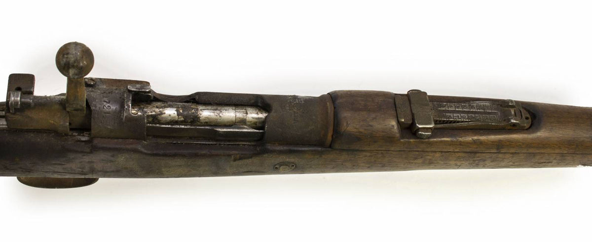 Antique Turkish Mauser Barreled Action Bolt - With Trigger Guard
