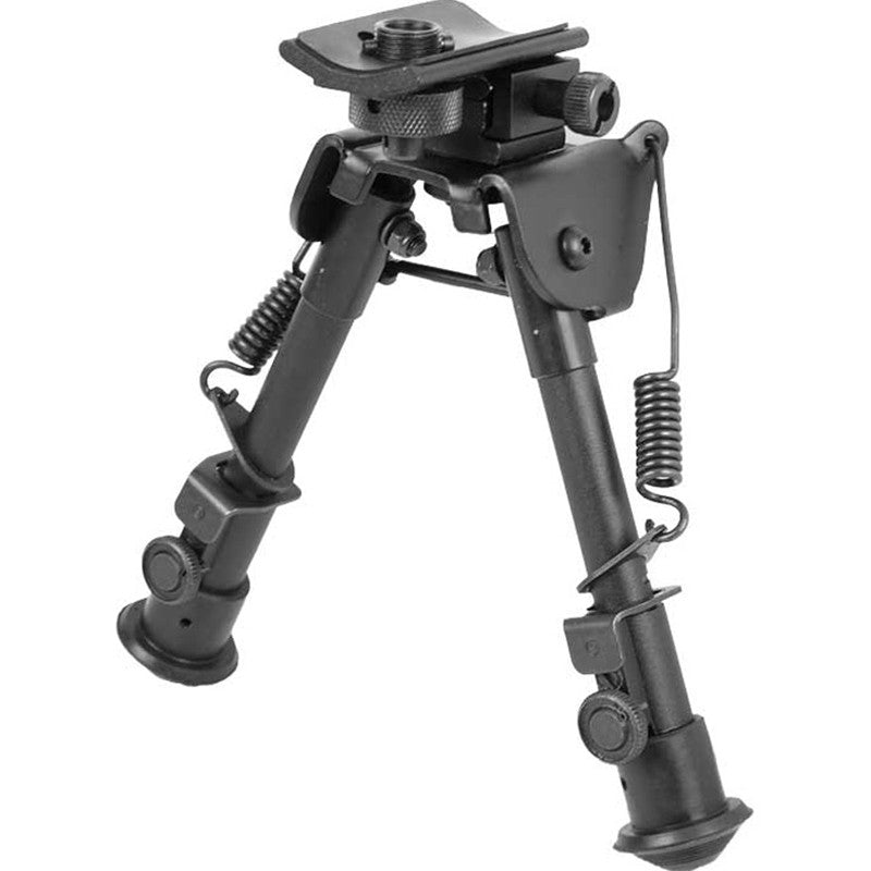 UTG TL-BP78 Tactical Bipod with Rubber Feet Black Aluminum 6.1-7.9