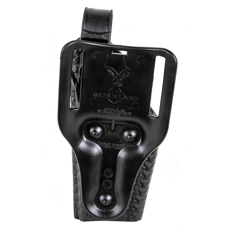 Safariland 6280-83-481 Mid-ride Level II RH Holster for Glock 17/19/22/23 - STX Basket Weave