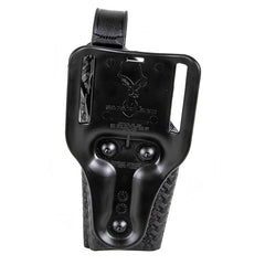 Safariland 6280-83-481 Mid-ride Level II RH Holster for Glock 17/19/22/23 - STX Basket Weave
