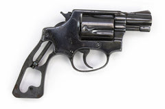 S&W 36 .38SPL 2" BARREL, BLUE, FIXED SIGHT SQUARE BUTT