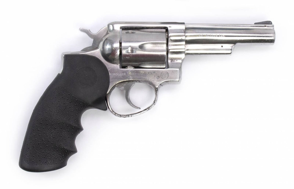 RUGER POLICE SERVICE SIX .357 4 BARREL STAINLESS8480