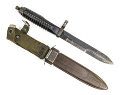 G3 Bayonet w/Scabbard, 12 Groove, Recessed Cut - Good