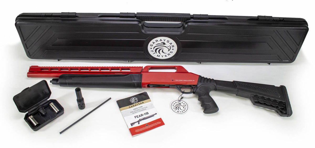 Garaysar FEAR118 12 Gauge Semi-Auto Shotgun Tactical Red