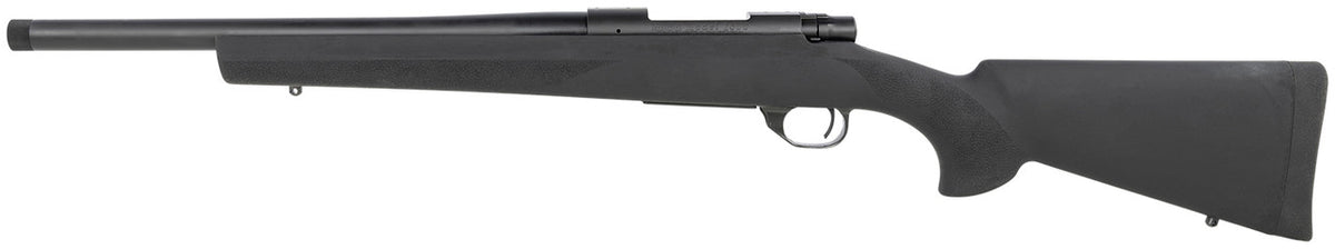 Howa 1500 6.5 Creedmoor 16.25" Heavy Barrel 10+1 Capacity Bolt Action Rifle - Black Hogue Stock - HHGB65C16