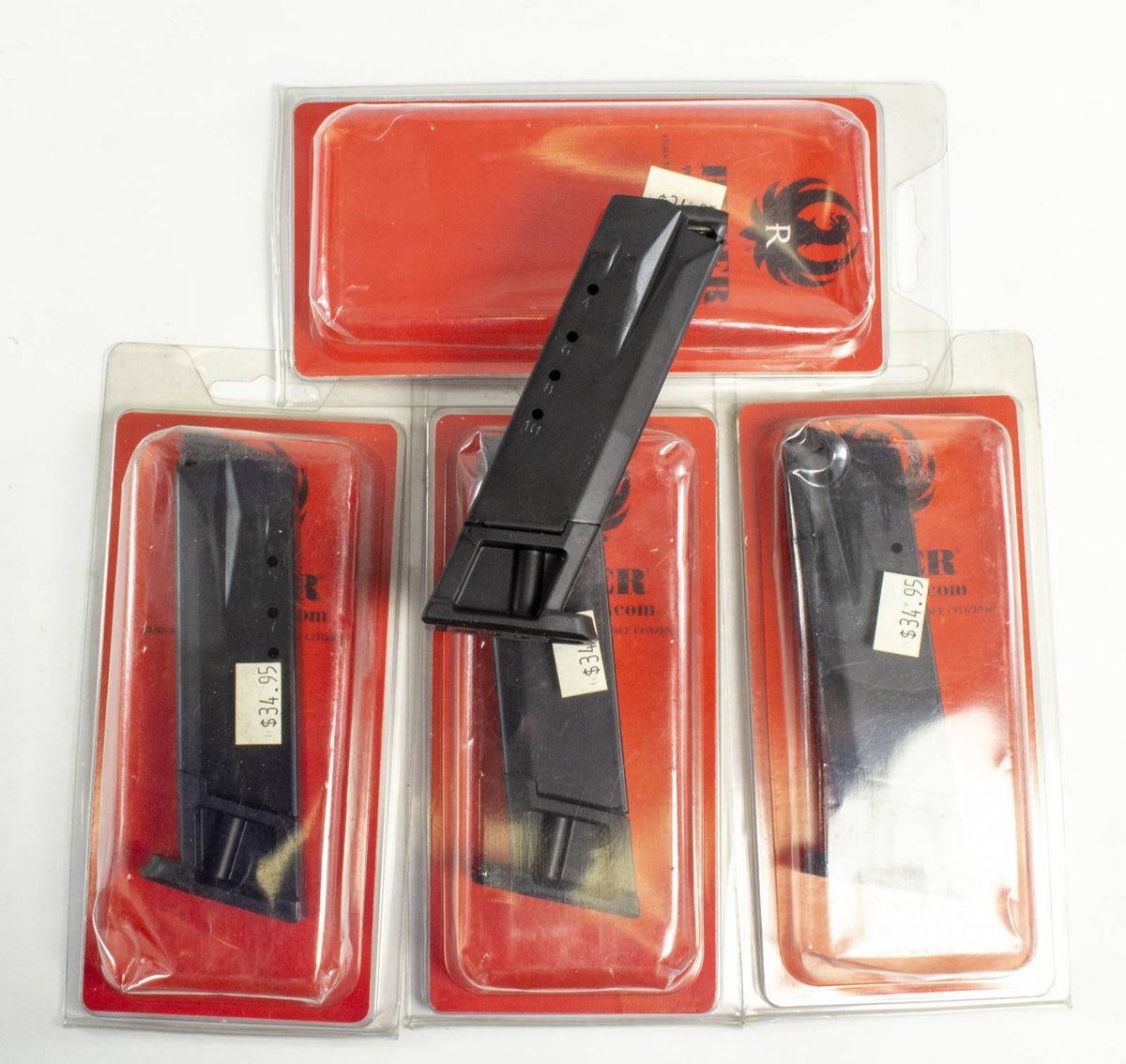 4 NEW RUGER SR40, 40 S&W 10RD MAGS