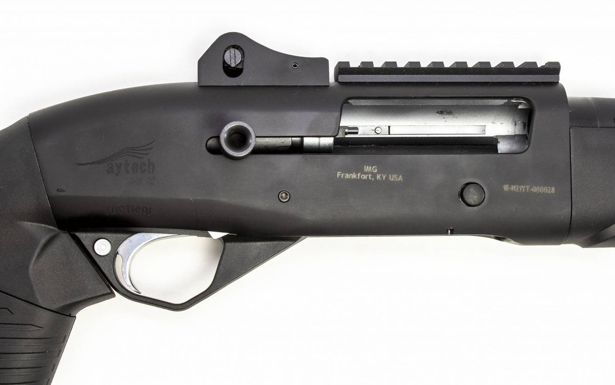 Aytech AIS Inertia 12 GA Tactical Semi-Auto Shotgun with Rail & Ghost Ring Sight