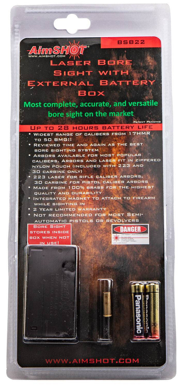 Aimshot BSB22 Boresight w/ External Battery 22LR Laser