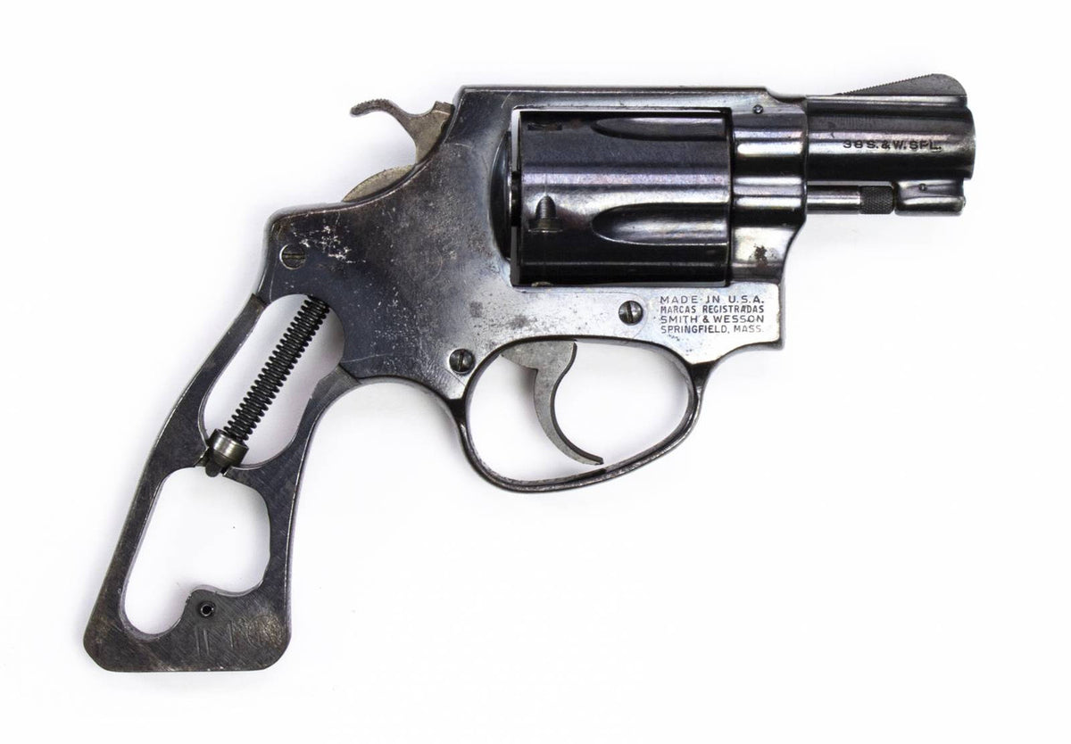 S&W 36 .38 Special 2" BARREL BLUED, FIXED SIGHT, SQUARE BUTT