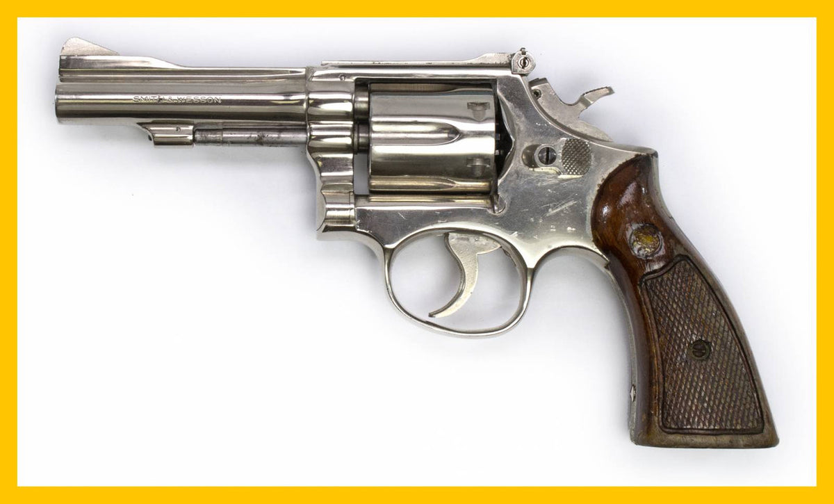 S&W 15-3 38 Special  4 Barrel, Adjustable Sights, Nickle Plated