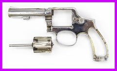 S&W 10-5 Revolver, .38 Special, 4 Heavy Barrel, Nickel