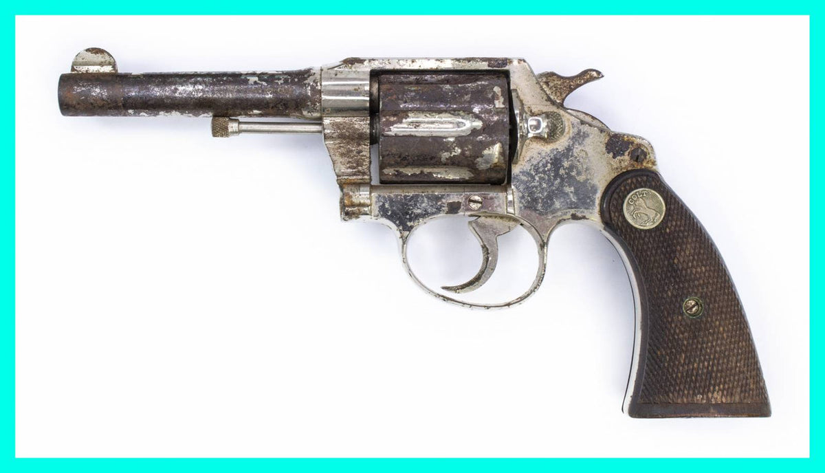 Colt Revolver Pocket .38 Special 4 Barrel, Nickel4498