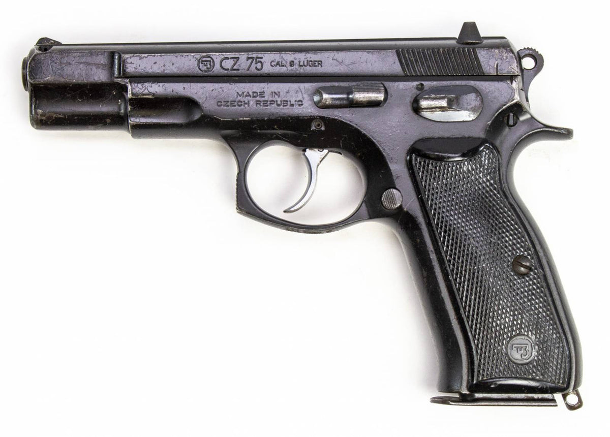 Ceska CZ75 9mm Caliber Black Pistol - Used Condition3348