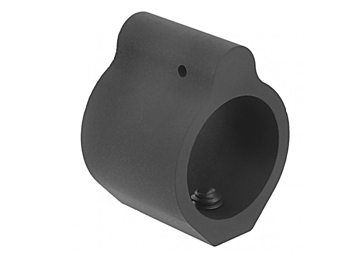 TacFire Low Profile Micro Gas Block 0.936 Diameter Bull Barrel 5.56/223 & 308 Black Hardcoat Anodized Aluminum