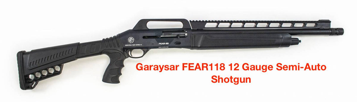 Buy THIS Garaysar FEAR118 12 Gauge Semi-Auto Shotgun and get this Monastor 103 12GA Pump Shotgun FOR FREE
