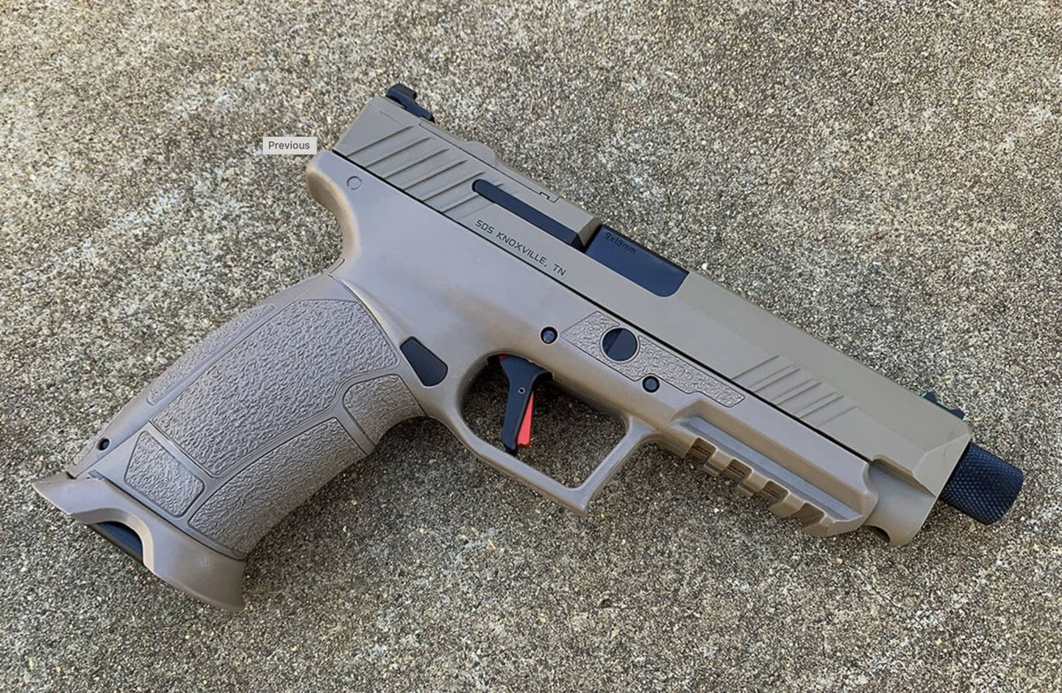 SDS Imports PX-9 Gen 3 9mm Luger 4.11 20+1,18+1 Flat Dark Earth Cerakote Steel Slide with RMR Optic Cut Flat Dark Earth Polymer Frame/Interchangeable Backstrap Grip Fiber Optic Sights Right Hand Includes Case