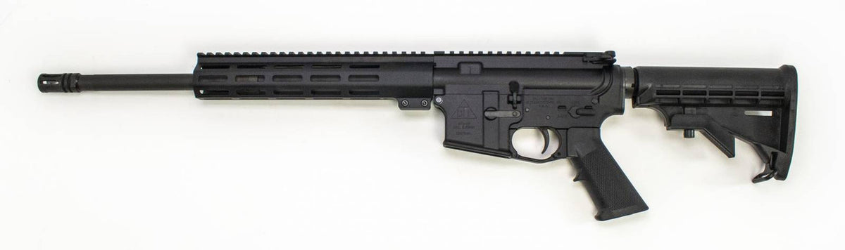 Del-Ton Inc 5.56x45mm 16 30+1 Sierra 316H Black Hard Coat Anodized 5 Position M4 Stock Black Polymer Grip