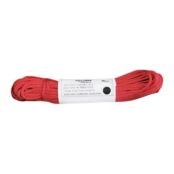 100 ft. Heavy Duty 550 lb. Paracord - Red