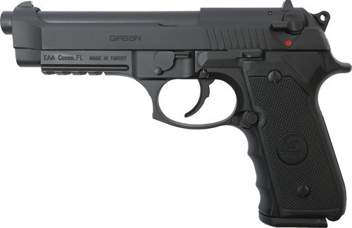 Girsan 390080 Regard MC 9mm Luger 4.90 18+1 Black Blued Steel Slide Black Polymer Grip