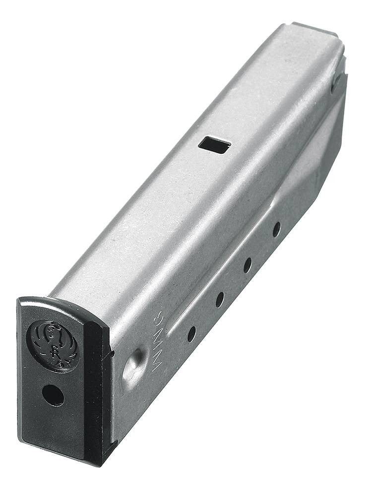 Ruger 9mm 15rd P-Series  Luger Ruger PC9 Carbine P89(Serial No. 304-70000 & Above),P93,P94,P95 Silver Detachable