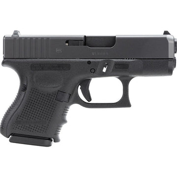 Glock PG2650201 G26 Gen 4 9mm Luger 3.42 10+1 Black Black Interchangeable Backstrap Grip Fixed Sights