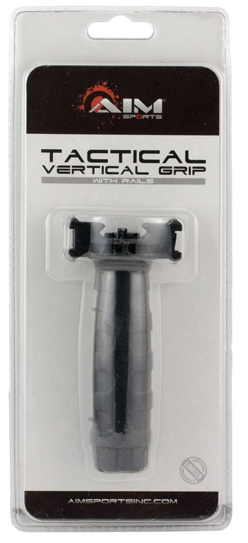 Aim Sports PJTGR Tactical Vertical Grip Polymer with Side Rails Black