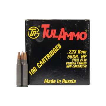 Tulammo TA223101 .223 Rem 55 GR Hollow Point 100 Rounds