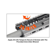 UTG 5 Slot Pro Rail for Super Slim Free Float AR-15 Handguard