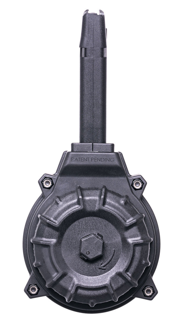 PROMAG 9MM 50RD GLOCK 17 & 19 DRUM MAG BLACK POLYMER