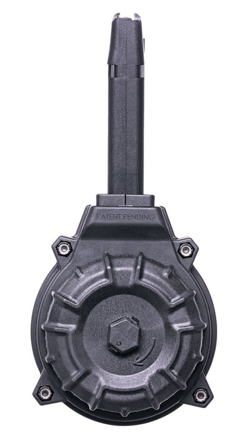 PROMAG 9MM 50RD GLOCK 17 & 19 DRUM MAG BLACK POLYMER