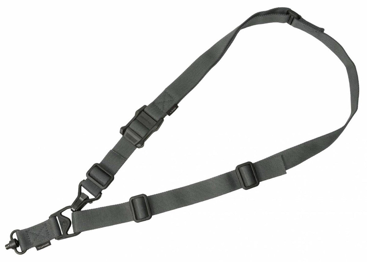 Magpul MS3 Single QD Sling GEN2 1.25 W Adjustable One-Two Point Gray Nylon Webbing for Rifle