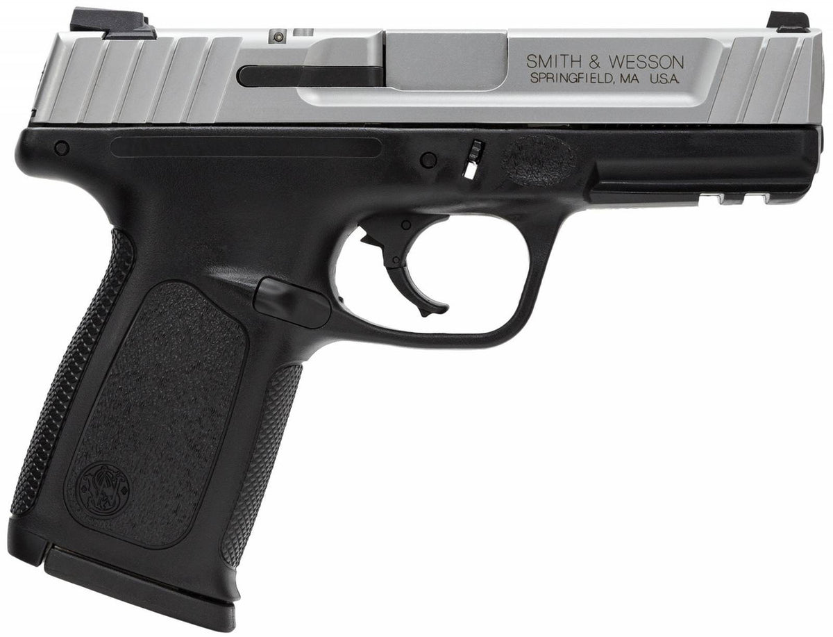 Smith & Wesson 223900 SD9 VE 9mm Luger 4 16+1 Stainless Steel Black Polymer Grip