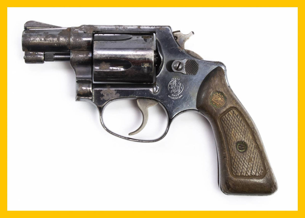 S&W 36, .38 Special 2" BARREL, BLUED FIXED SIGHT SQUARE BUTT