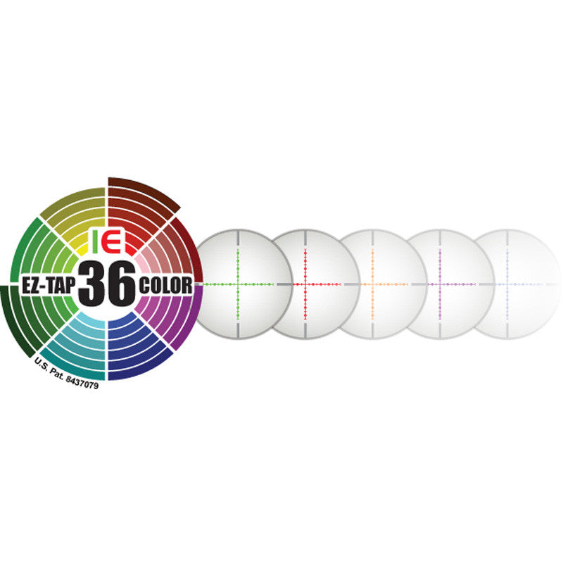 UTG 1-4.5X28 30mm CQB Scope, 36-color Glass Mil-dot, QD Rings