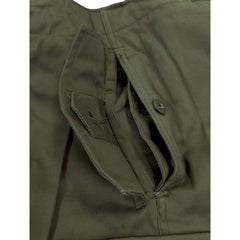 Austrian OD Winter Pants with Suspenders - XXL - Like New