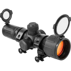 NCStar SEECR3942R Compact Tactical3-9x 42mm Obj 37.7-12.5 ft @ 100 yds FOV 30mm Tube Black Finish Illuminated P4 Sniper