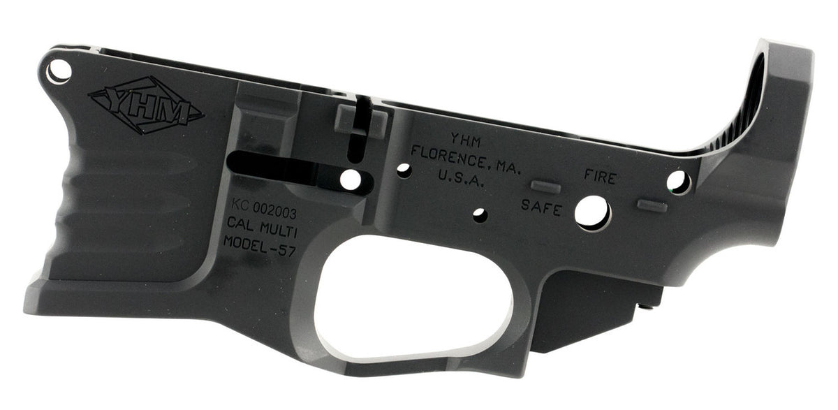 Yankee Hill 125BILLET Billet Lower Receiver Stripped AR-15 223 Rem,5.56x45mm NATO Black Hardcoat Anodized
