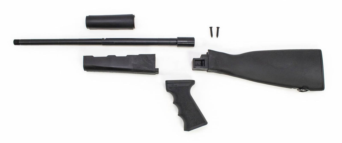 COMBO US AK Barrel + US AK Black 4 Piece Stock Set