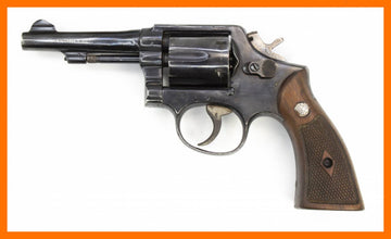 S&W 10-5 38 SPECIAL 4 BARREL SQUARE BUTT BLUED REVOLVER1828