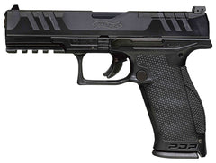 Walther Arms 2851237 PDP Optic Ready 9mm Luger 4 18+1 Black Black Steel Slide Performance Duty Textured Black Polymer Grip